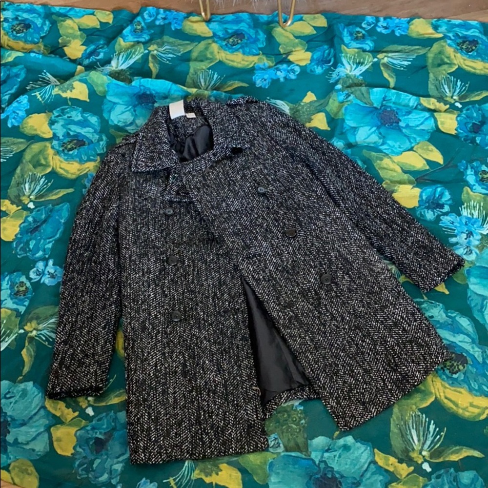 Grey pea coat